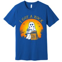 I Got A Rock Halloween Gift For Funny Funny Premium T-Shirt