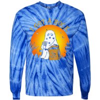 I Got A Rock Halloween Gift For Funny Funny Tie-Dye Long Sleeve Shirt