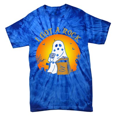 I Got A Rock Halloween Gift For Funny Funny Tie-Dye T-Shirt