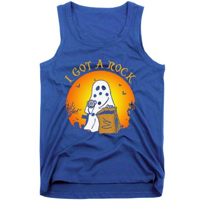 I Got A Rock Halloween Gift For Funny Funny Tank Top