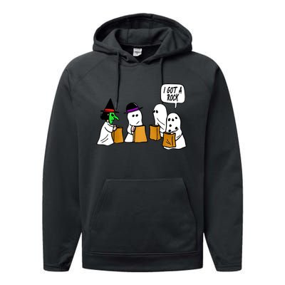 I Got A Rock Halloween Trick Or Treat Performance Fleece Hoodie