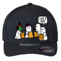 I Got A Rock Halloween Trick Or Treat Flexfit Unipanel Trucker Cap