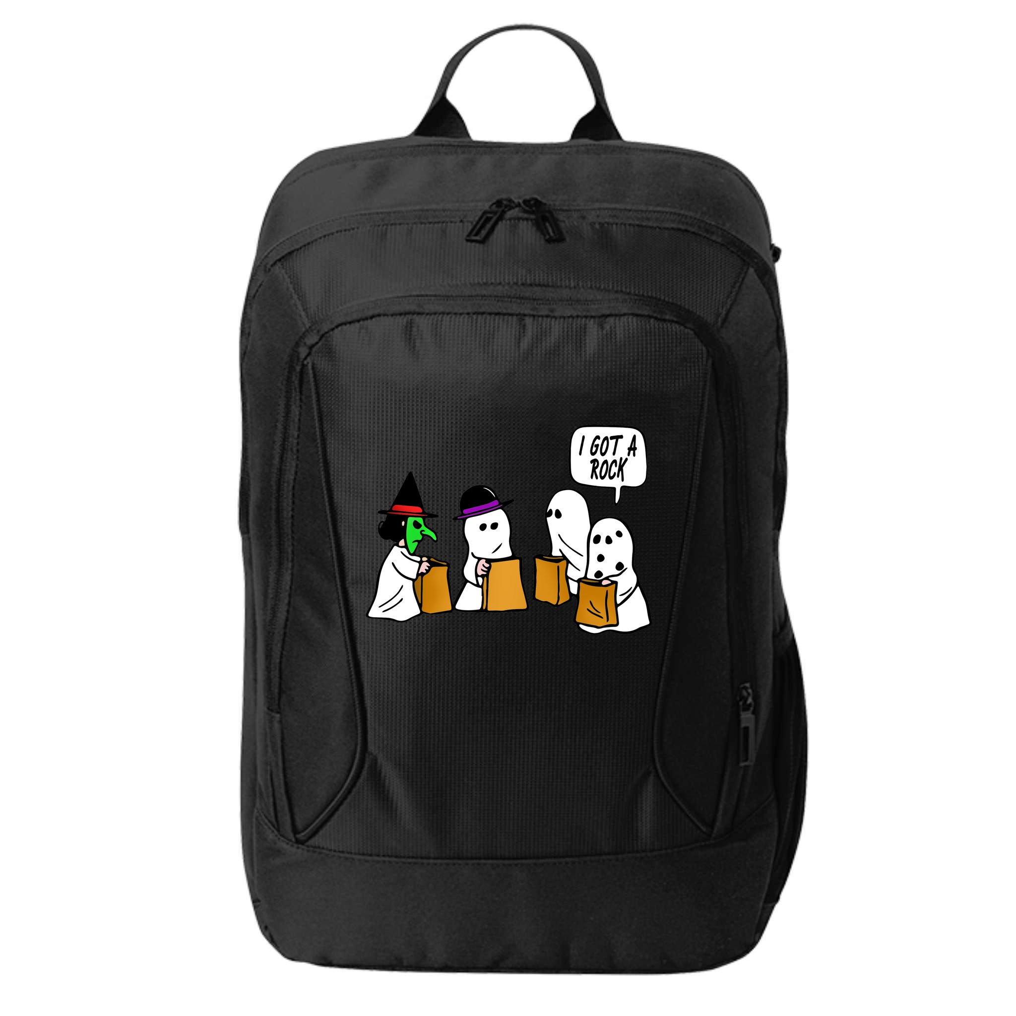 I Got A Rock Halloween Trick Or Treat City Backpack