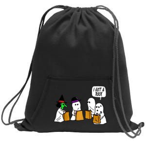 I Got A Rock Halloween Trick Or Treat Sweatshirt Cinch Pack Bag