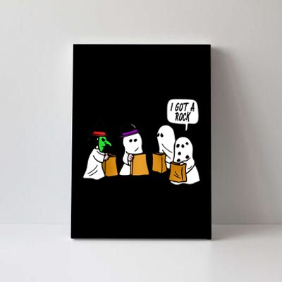 I Got A Rock Halloween Trick Or Treat Canvas