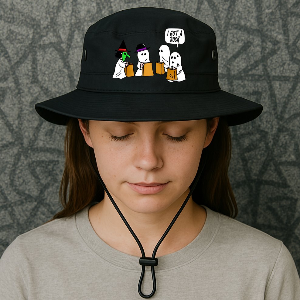 I Got A Rock Halloween Trick Or Treat Bucket Hat