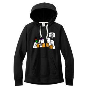 I Got A Rock Halloween Trick Or Treat Women's Fleece Hoodie