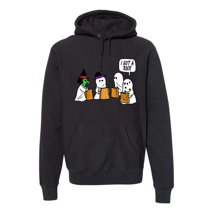 I Got A Rock Halloween Trick Or Treat Premium Hoodie