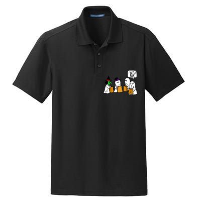 I Got A Rock Halloween Trick Or Treat Dry Zone Grid Polo