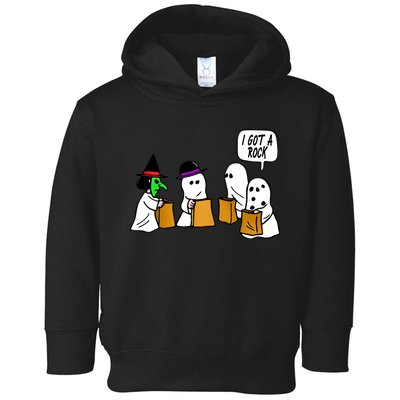 I Got A Rock Halloween Trick Or Treat Toddler Hoodie