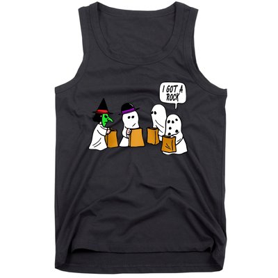 I Got A Rock Halloween Trick Or Treat Tank Top