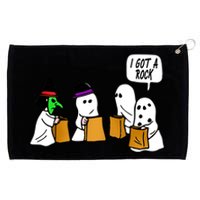 I Got A Rock Halloween Trick Or Treat Grommeted Golf Towel