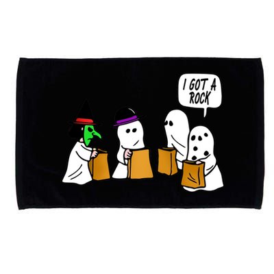 I Got A Rock Halloween Trick Or Treat Microfiber Hand Towel