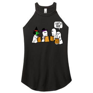 I Got A Rock Halloween Trick Or Treat Women's Perfect Tri Rocker Tank