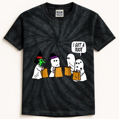 I Got A Rock Halloween Trick Or Treat Kids Tie-Dye T-Shirt