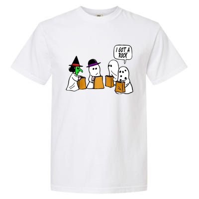 I Got A Rock Halloween Trick Or Treat Garment-Dyed Heavyweight T-Shirt