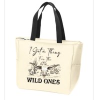 I Got A Thing For The Wild Ones Western Zip Tote Bag