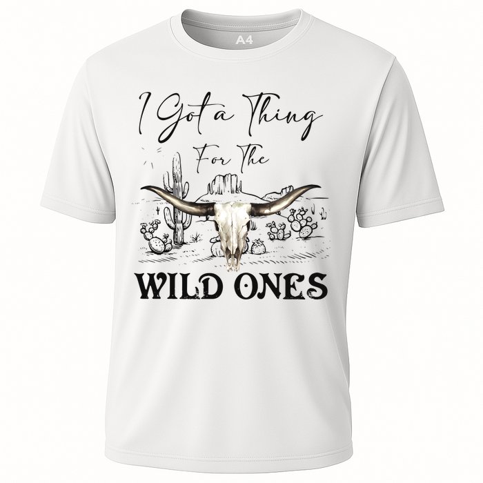 I Got A Thing For The Wild Ones Western Cooling Performance Crew T-Shirt