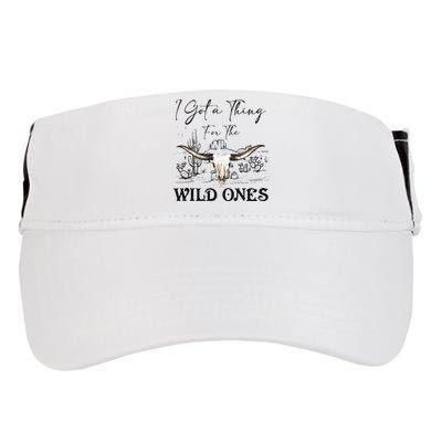 I Got A Thing For The Wild Ones Western Adult Drive Performance Visor