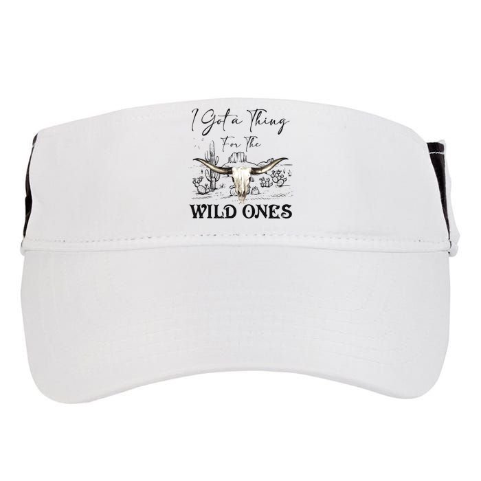 I Got A Thing For The Wild Ones Western Adult Drive Performance Visor