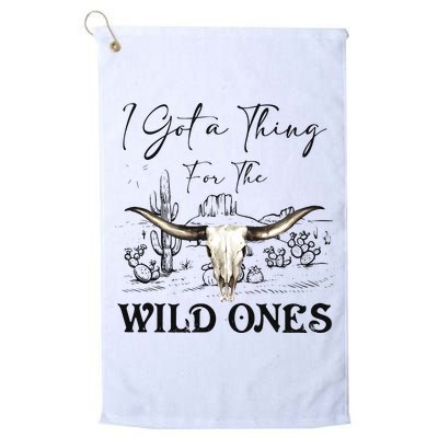 I Got A Thing For The Wild Ones Western Golf Towel
