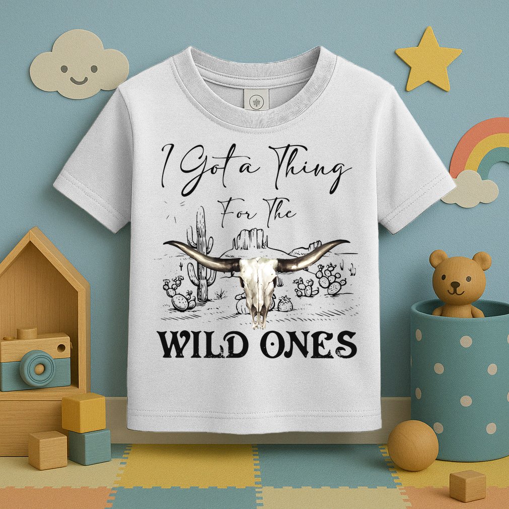 I Got A Thing For The Wild Ones Western Toddler T-Shirt