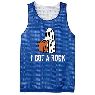 I Got A Rock Halloween Mesh Reversible Basketball Jersey Tank