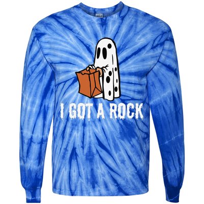 I Got A Rock Halloween Tie-Dye Long Sleeve Shirt