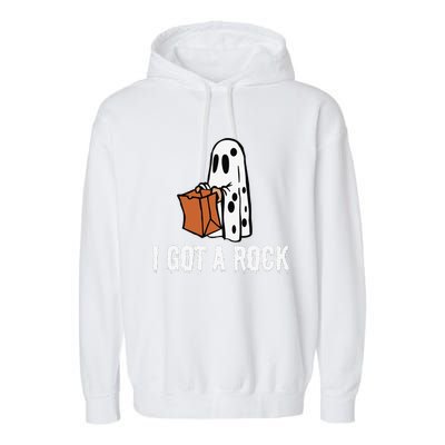 I Got A Rock Halloween Garment-Dyed Fleece Hoodie