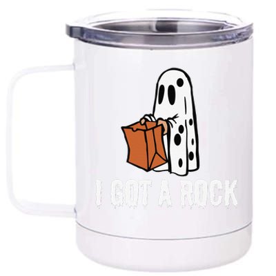 I Got A Rock Halloween 12 oz Stainless Steel Tumbler Cup