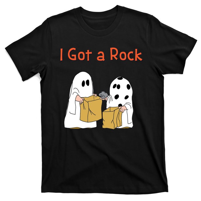 I Got A Rock Lazy Day Halloween Costume Funny Trick Or Treat T-Shirt