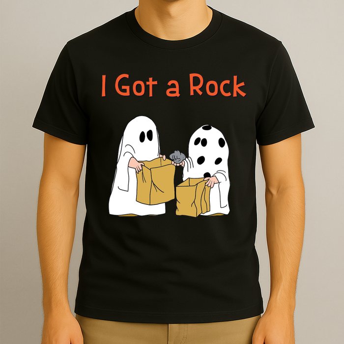 I Got A Rock Lazy Day Halloween Costume Funny Trick Or Treat T-Shirt