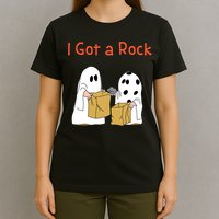 I Got A Rock Lazy Day Halloween Costume Funny Trick Or Treat T-Shirt