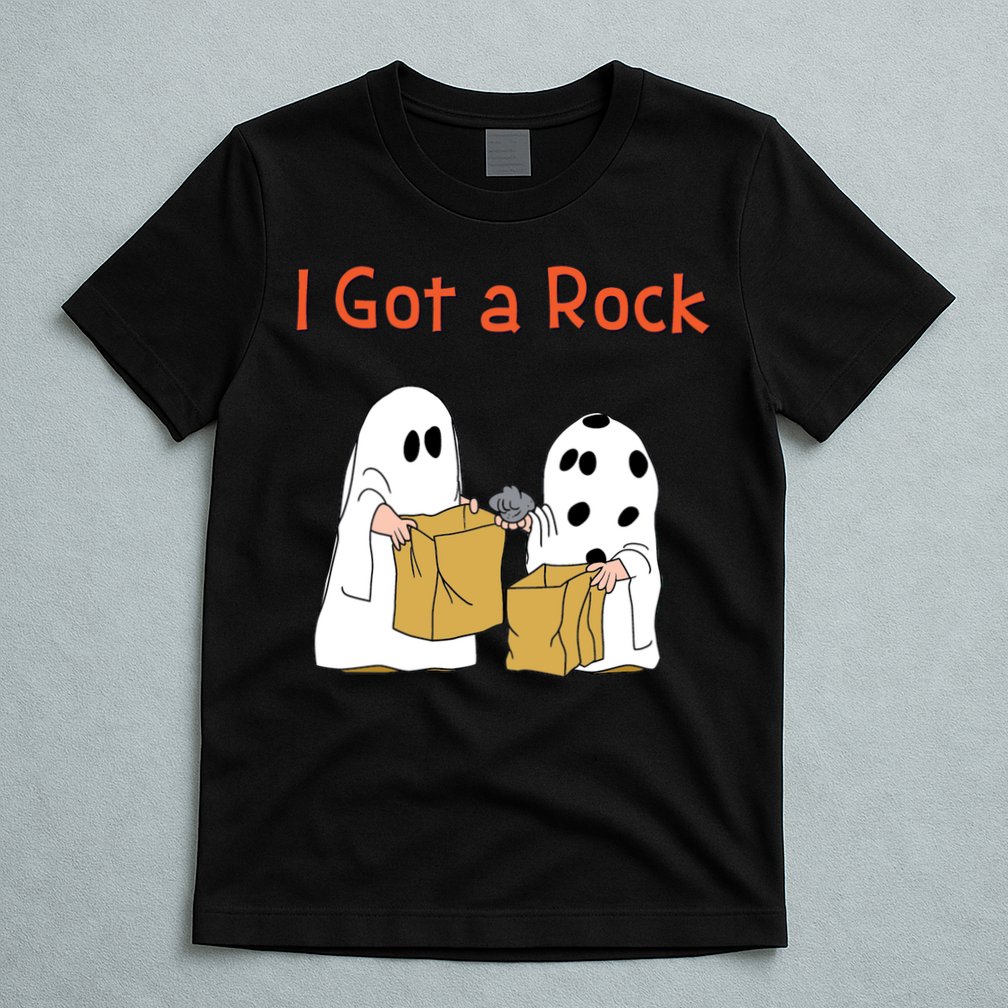 I Got A Rock Lazy Day Halloween Costume Funny Trick Or Treat T-Shirt