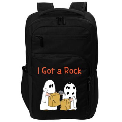 I Got A Rock Lazy Day Halloween Costume Funny Trick Or Treat Impact Tech Backpack