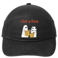 I Got A Rock Lazy Day Halloween Costume Funny Trick Or Treat 7-Panel Snapback Hat