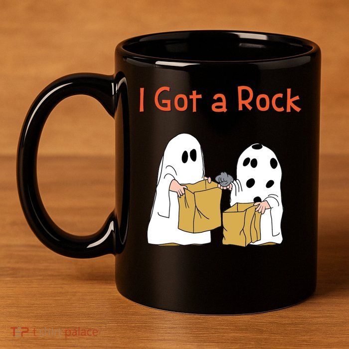 I Got A Rock Lazy Day Halloween Costume Funny Trick Or Treat 11oz C Handle Ceramic Mug