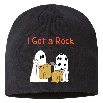 I Got A Rock Lazy Day Halloween Costume Funny Trick Or Treat Sustainable Beanie