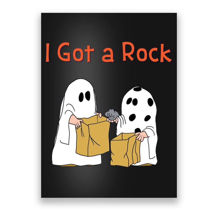 I Got A Rock Lazy Day Halloween Costume Funny Trick Or Treat Poster