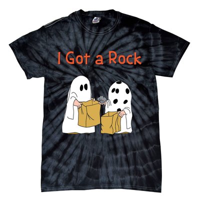 I Got A Rock Lazy Day Halloween Costume Funny Trick Or Treat Tie-Dye T-Shirt