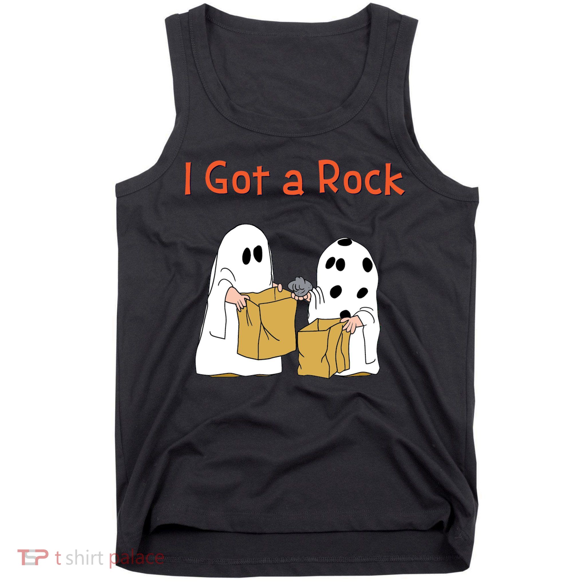 I Got A Rock Lazy Day Halloween Costume Funny Trick Or Treat Tank Top