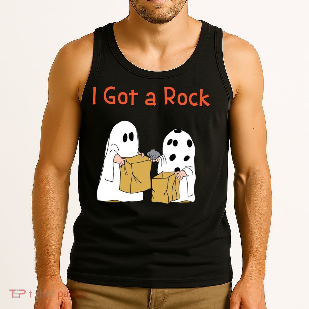 I Got A Rock Lazy Day Halloween Costume Funny Trick Or Treat Tank Top