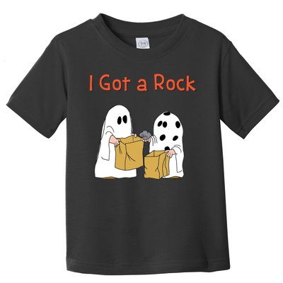 I Got A Rock Lazy Day Halloween Costume Funny Trick Or Treat Toddler T-Shirt