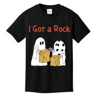 I Got A Rock Lazy Day Halloween Costume Funny Trick Or Treat Kids T-Shirt