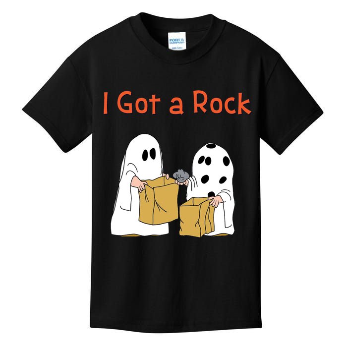 I Got A Rock Lazy Day Halloween Costume Funny Trick Or Treat Kids T-Shirt