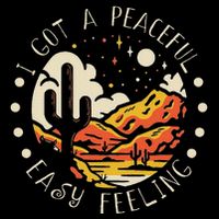 I Got An Easy Peaceful Feeling Mountains Cactus Wool Snapback Cap