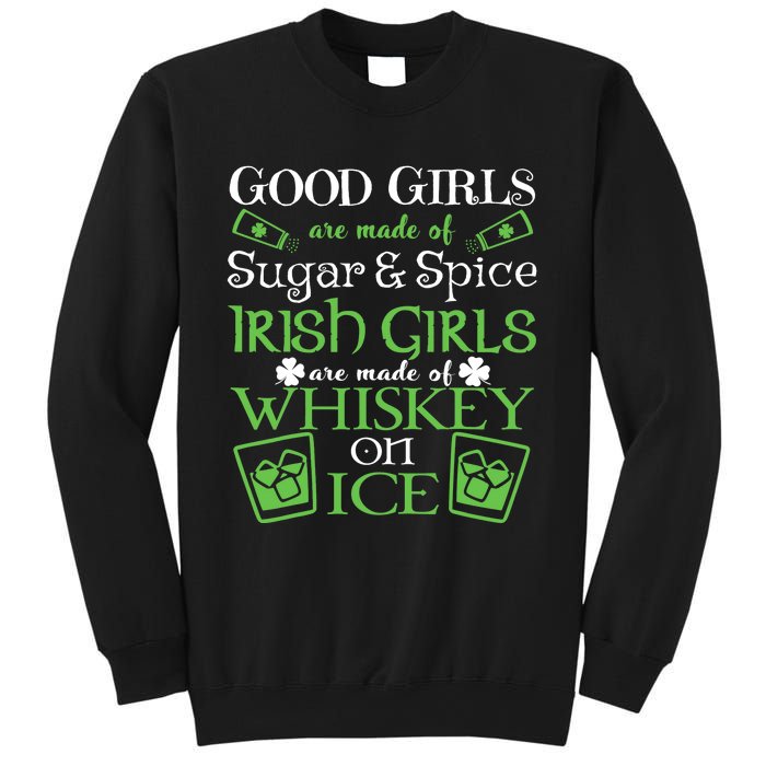 Irish Girl Are Whiskey On Ice St. Patrick's Day Sweatshirt