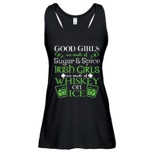 Irish Girl Are Whiskey On Ice St. Patrick's Day Ladies Essential Flowy Tank