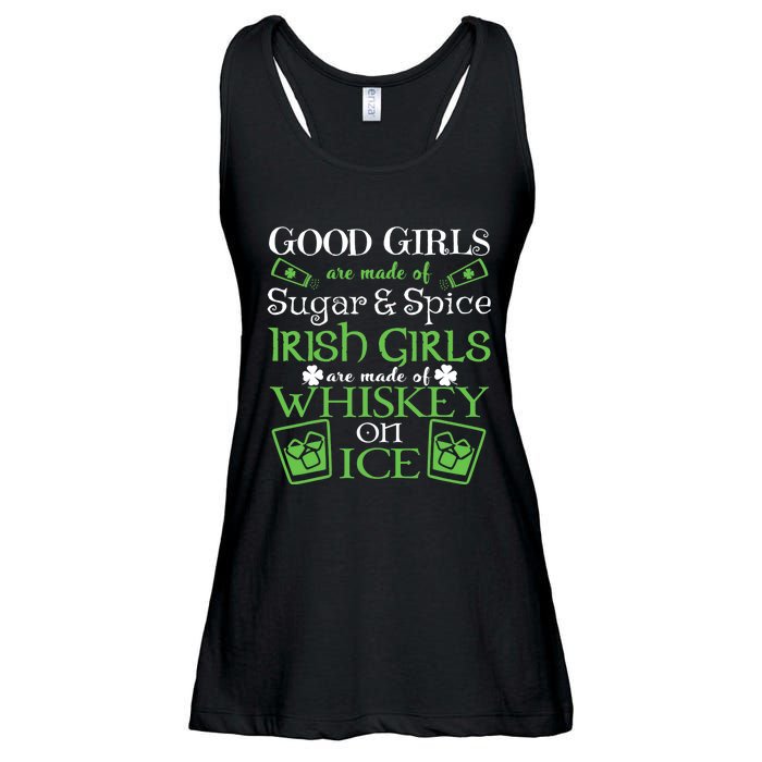 Irish Girl Are Whiskey On Ice St. Patrick's Day Ladies Essential Flowy Tank