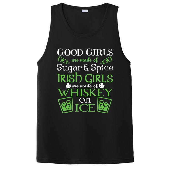 Irish Girl Are Whiskey On Ice St. Patrick's Day PosiCharge Competitor Tank